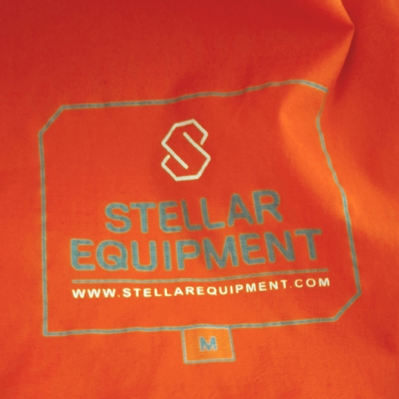 Stellar Equipment Men's Orange Gorpcore Full Zip Windbreaker Jacket 2.0 Size.M - Picture 12 of 15